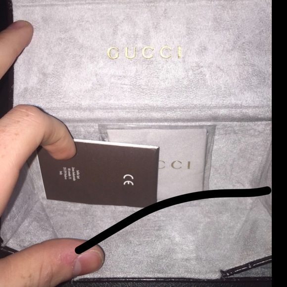 Gucci Sunglasses w/Leather Gucci Case & Receipt - Picture 5 of 8